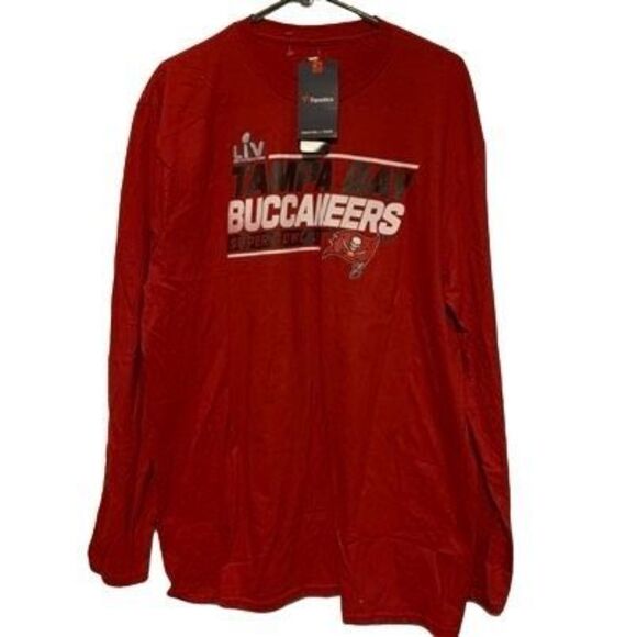 Tampa Bay Buccaneers Super Bowl Size XL Long Sleeved T-Shirt *New* - Picture 1 of 6